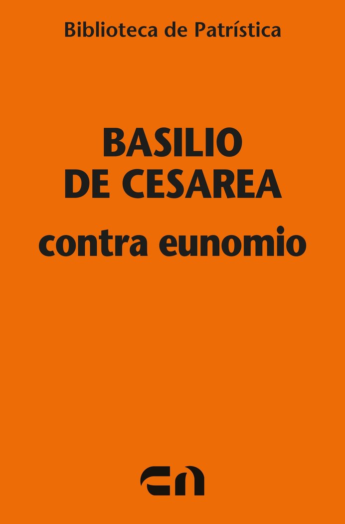 Contra Eunomio, de BASILIO DE CESAREA | portada del libro