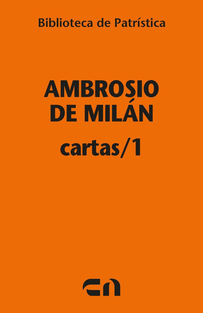 Cartas/1, de AMBROSIO DE MILAN | portada del libro