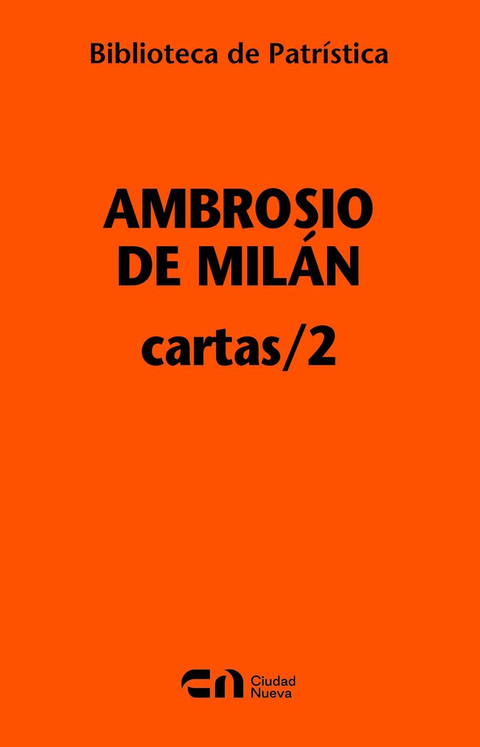 Cartas/2, de AMBROSIO DE MILAN | portada del libro