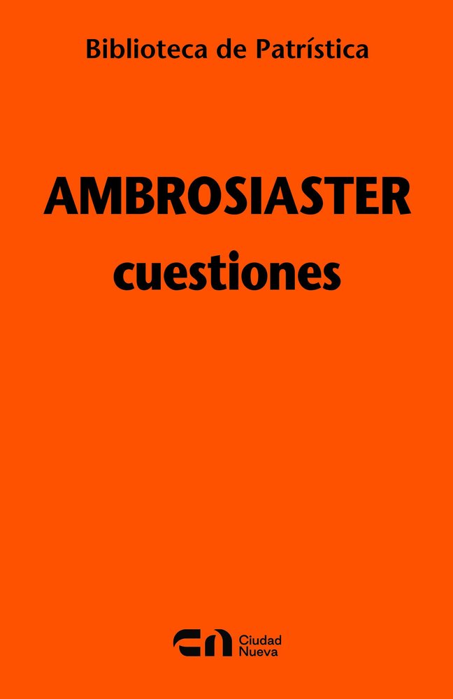 CUESTIONES, de AMBROSIASTER | portada del libro