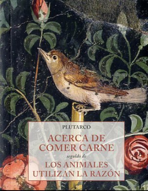 Acerca de comer carne, de PLUTARCO | portada del libro