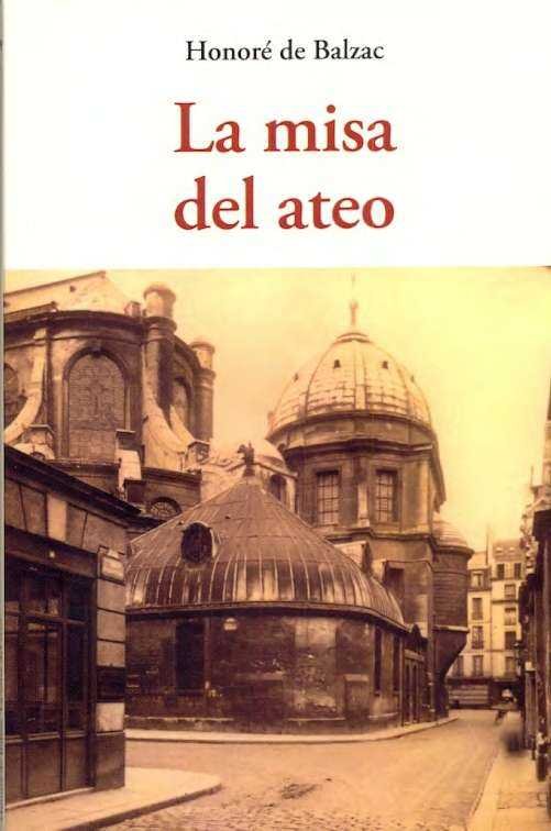 LA MISA DEL ATEO, de DE BALZAC | portada del libro