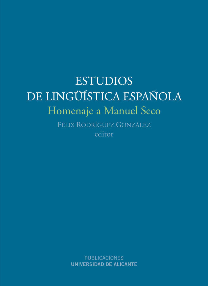 Estudios de Lingüística Española, de Casado Velarde | portada del libro