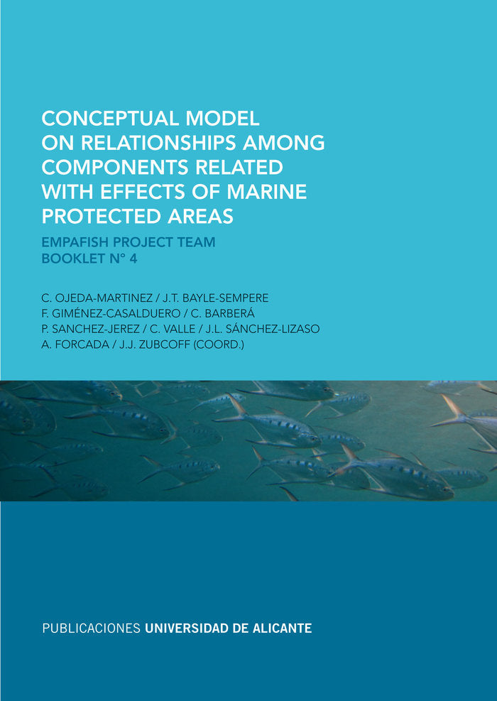 Conceptual model on relationships among components related with effects of marine protected areas, de Bayle Sempere | portada