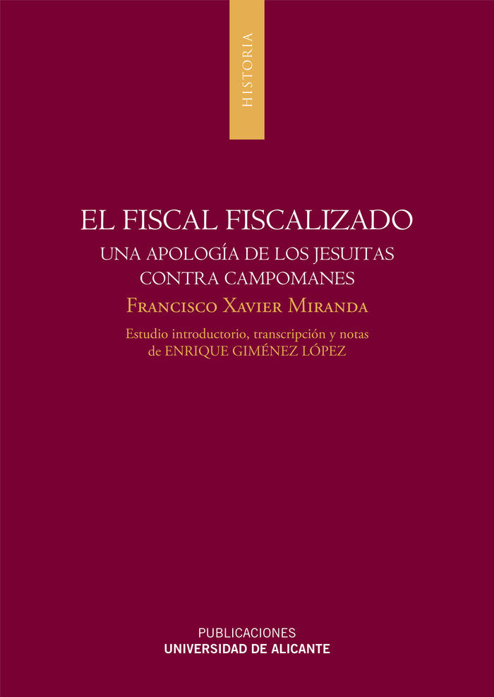 El fiscal fiscalizado, de Miranda, Francisco Xavier | portada del libro