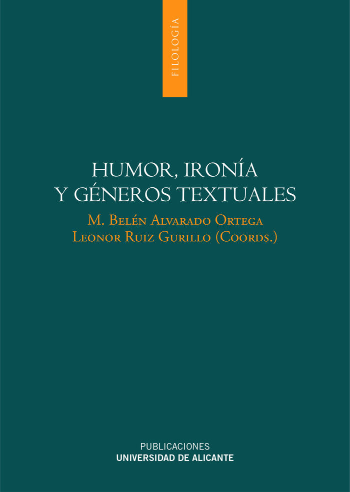 Humor, ironía y géneros textuales, de Alvarado Ortega, María Belén | portada del libro