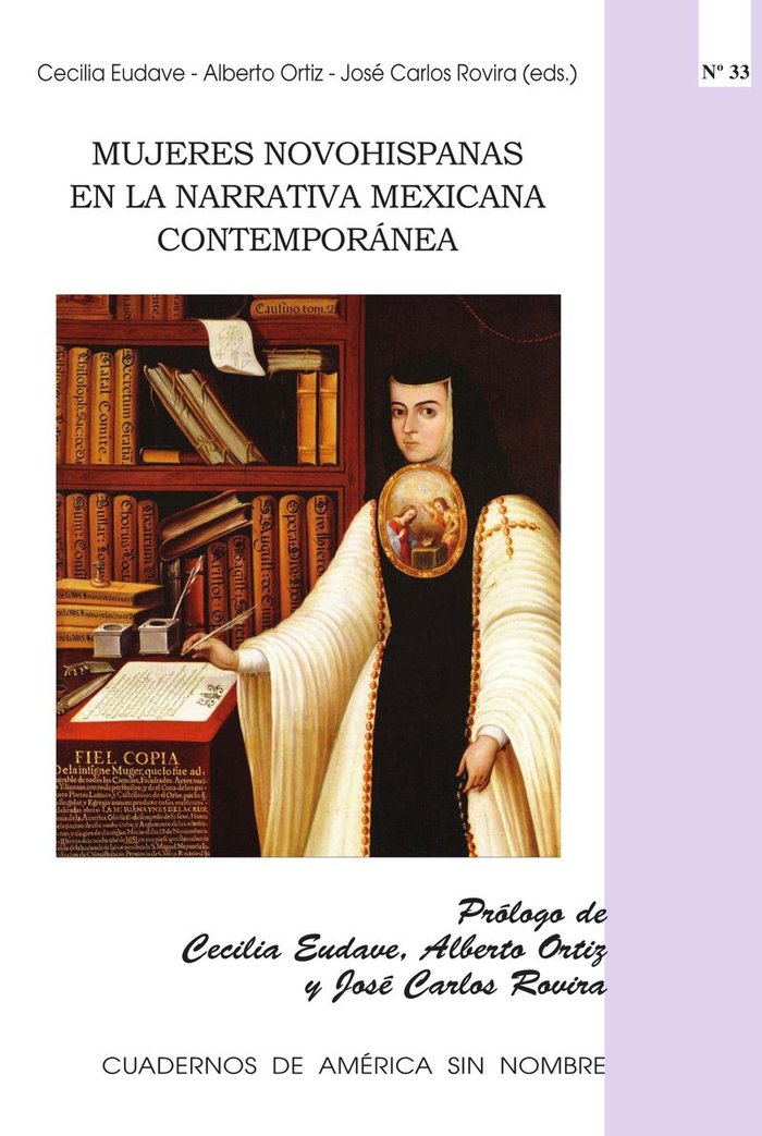 Mujeres novohispanas en la narrativa mexicana contemporánea, de Eudave Robles | portada del libro