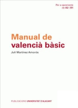Manual de valencià bàsic, de Martínez Amorós | portada del libro