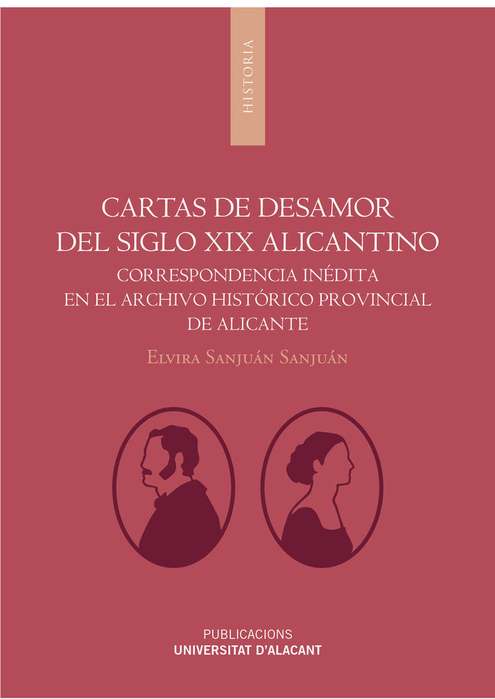 Cartas de desamor del siglo XIX alicantino, de Sanjuán Sanjuán, Elvira | portada del libro