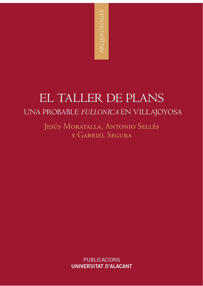 El Taller de Plans, de Moratalla Jávega, Jesús | portada del libro