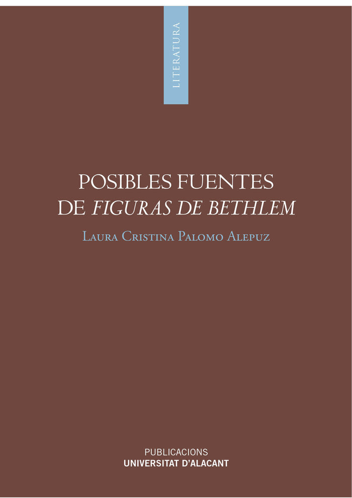 Posibles fuentes de figuras de Bethlem, de Palomo Alepuz, Laura Cristina | portada del libro