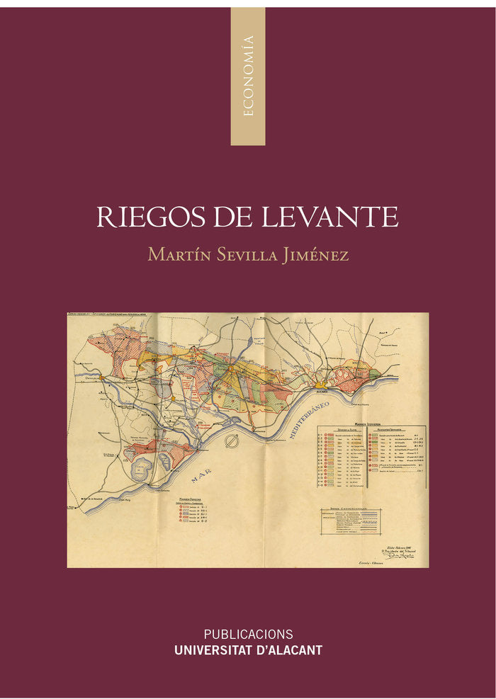 Riegos de Levante, de Sevilla Jimenez, Martín | portada del libro