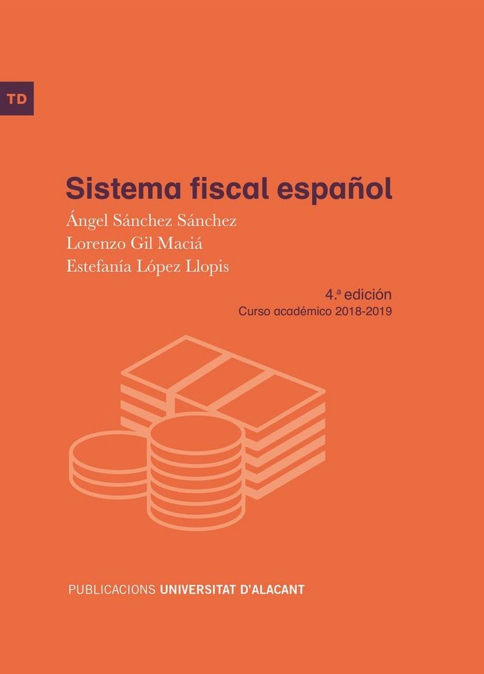 Sistema fiscal español, de Sánchez Sánchez | portada del libro