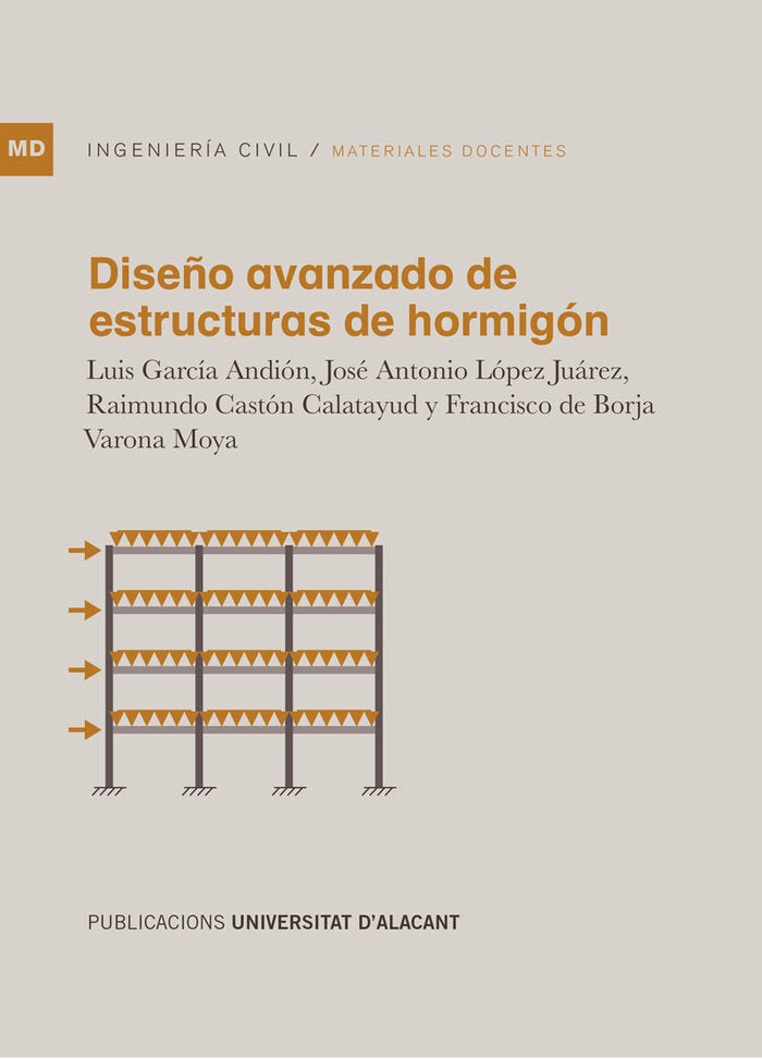 Diseño avanzado de estructuras de hormigón, de García Andión | portada del libro