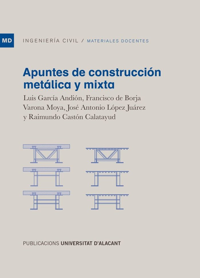 Apuntes de construcción metálica y mixta, de García Andión, Luis | portada del libro