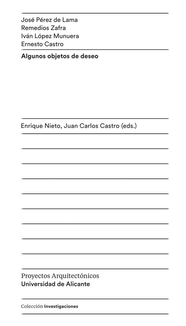 Algunos objetos de deseo | portada del libro
