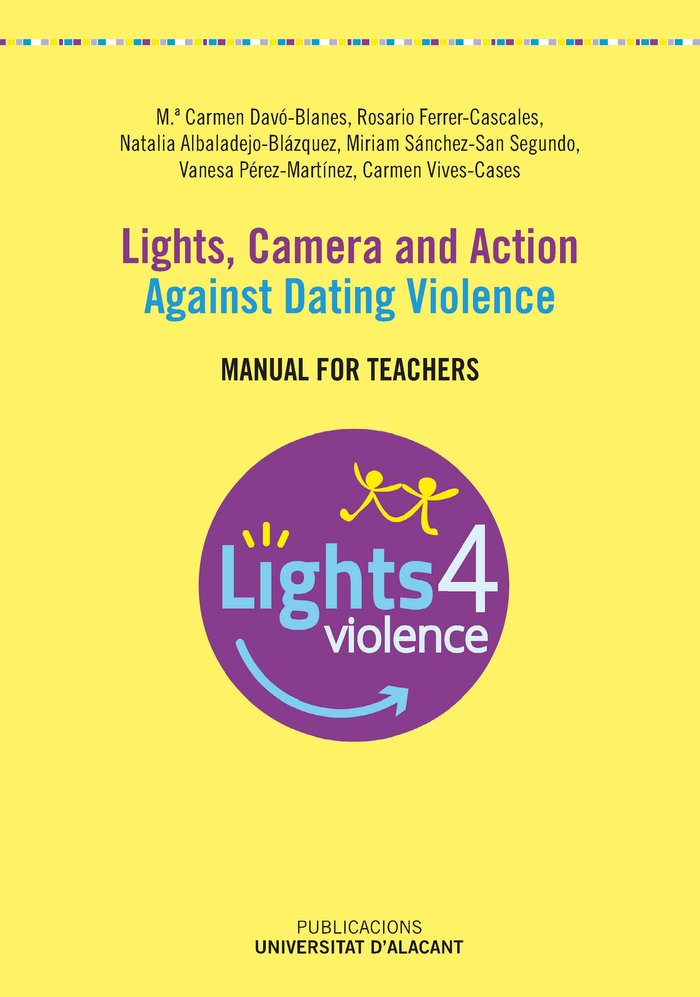 Lights, Camera and Action. Against Dating Violence., de Davo Blanes, M.ª Carmen | portada del libro