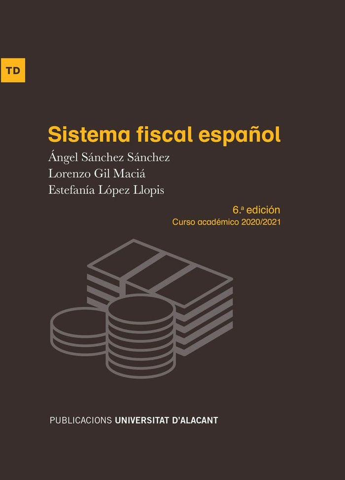 Sistema fiscal español, de Sánchez Sánchez | portada del libro