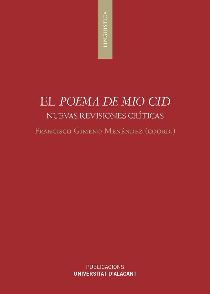 EL POEMA DE MIO CID, de GIMENO MENENDEZ, FRANCISCO | portada del libro