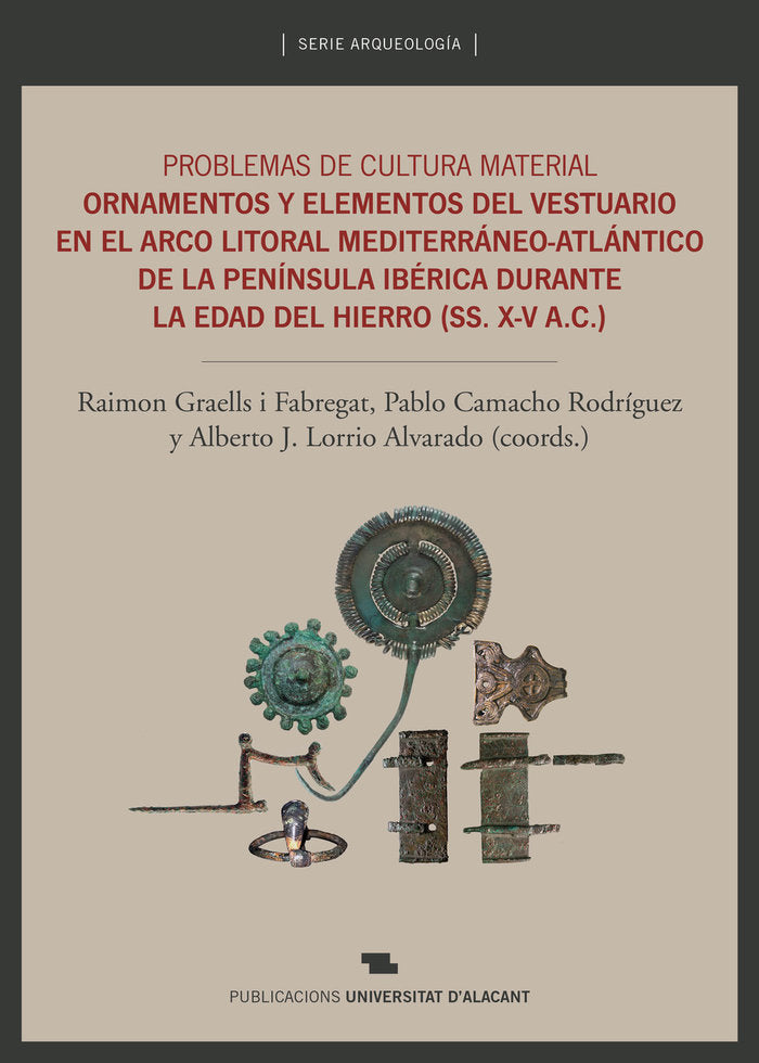 PROBLEMAS DE CULTURA MATERIAL ORNAMENTOS Y ELEMENTOS DEL VE | portada del libro