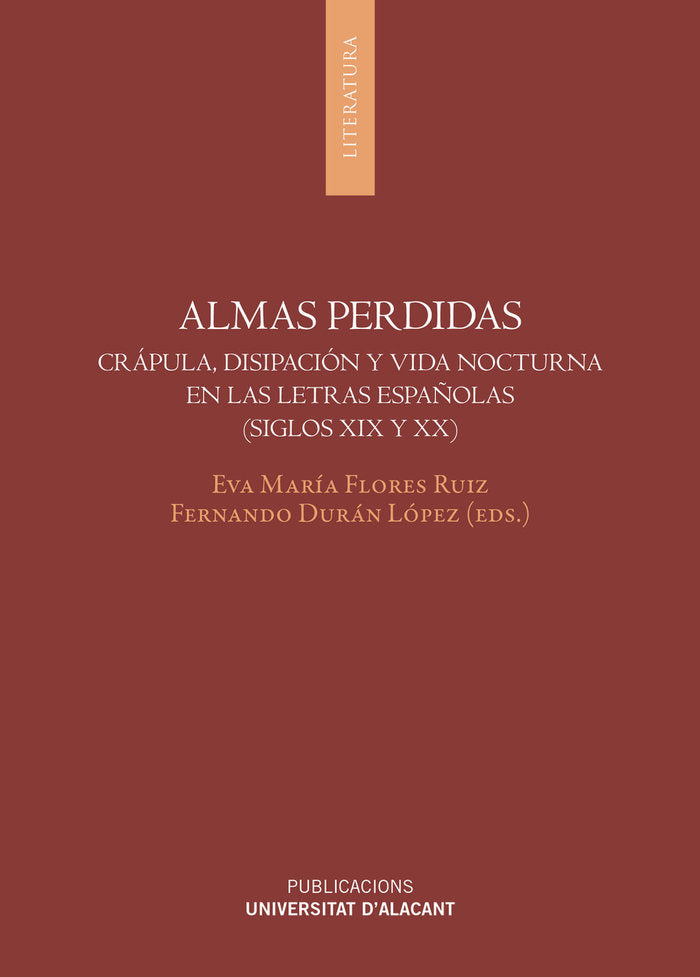 ALMAS PERDIDAS | portada del libro