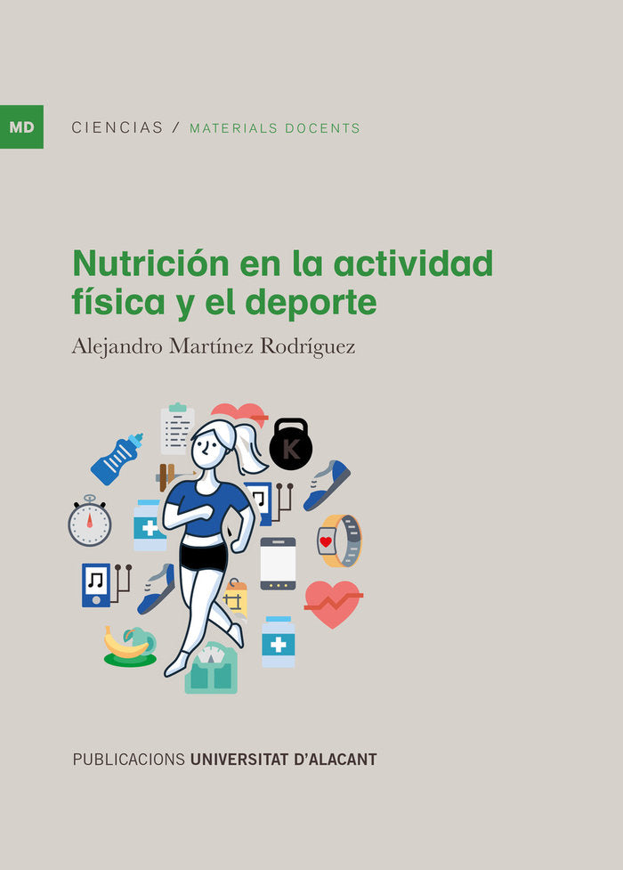 NUTRICION EN LA ACTIVIDAD FISICA Y EL DEPORTE, de MARTINEZ RODRIGUEZ, ALEJANDRO | portada del libro