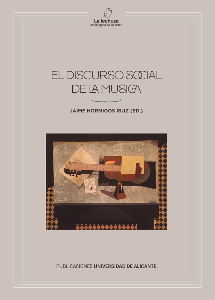 EL DISCURSO SOCIAL DE LA MUSICA | portada del libro
