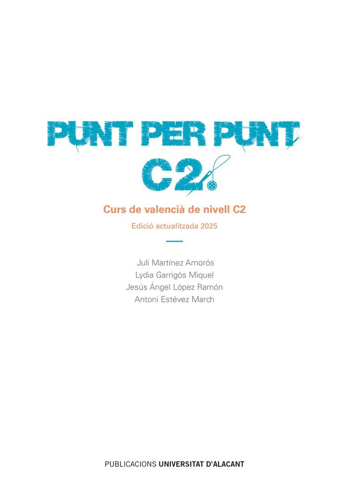 PUNT PER PUNT. C2, de MARTINEZ AMOROS, JULI | portada del libro