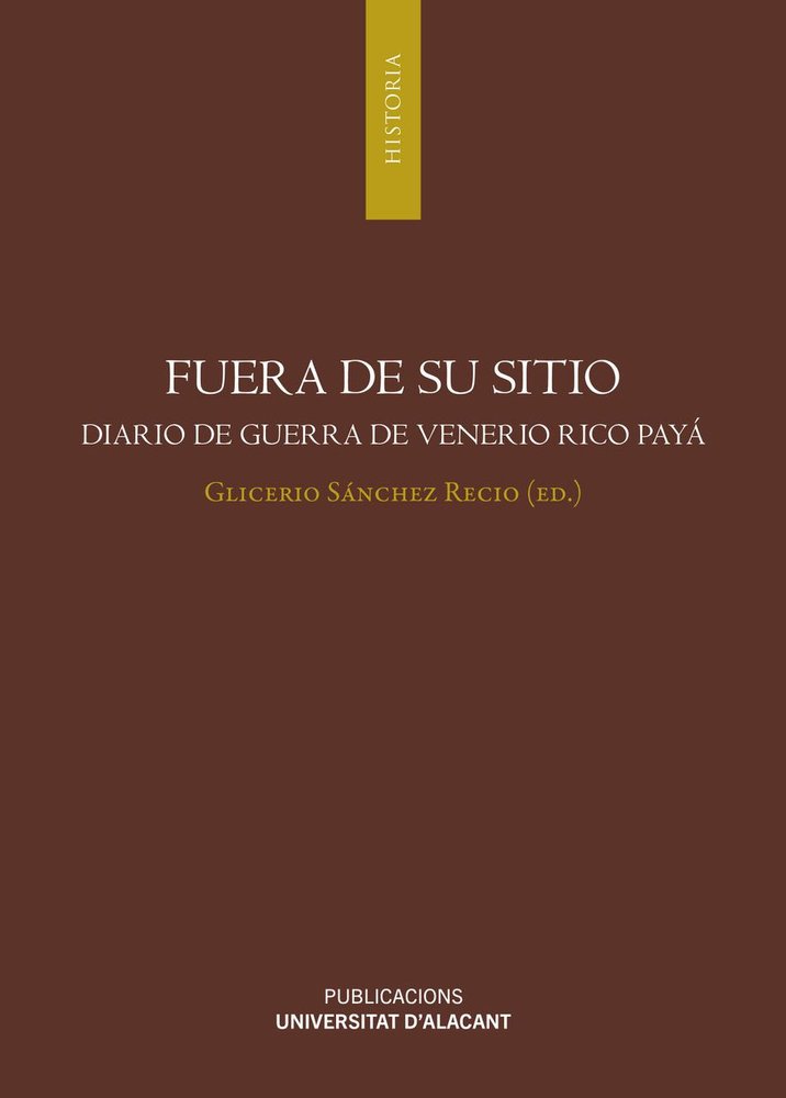 FUERA DE SU SITIO | portada del libro