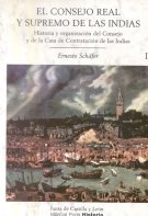 CONSEJO REAL Y SUPREMO INDIAS 2VOLS HA.ORGANIZACION, de SCHAFER | portada del libro