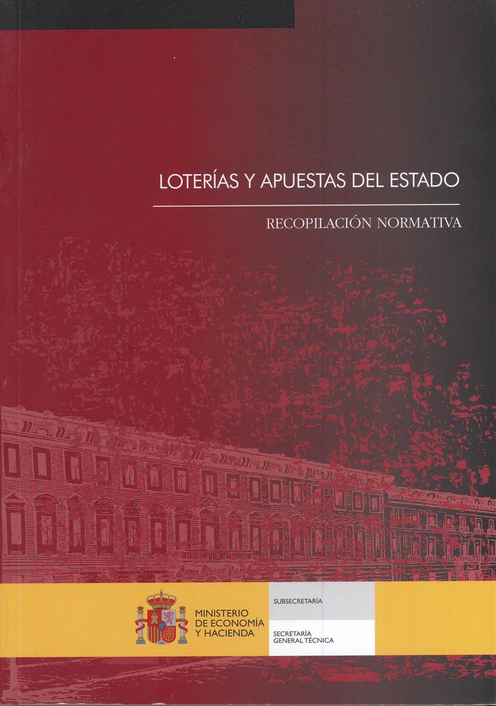 Loterías y apuestas del estado. Recopilación normativa | portada del libro