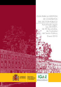 Guía para la gestión de contratos del sector público | portada del libro