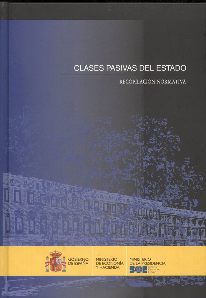 Clases pasivas del estado. Recopilación normativa | portada del libro