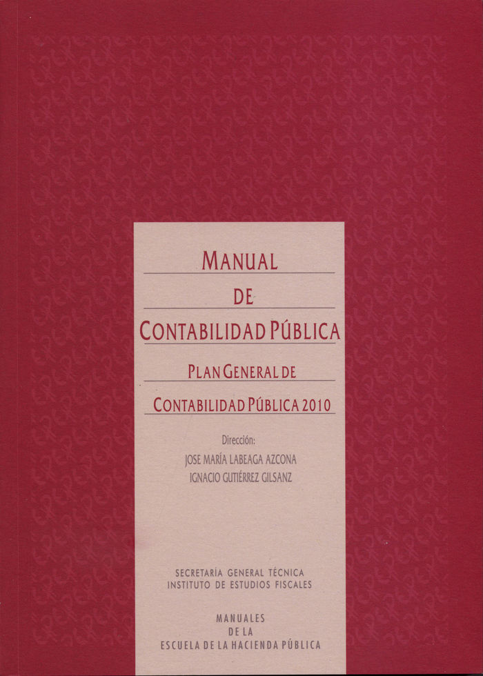 MANUAL DE CONTABILIDAD PUBLICA, de AA.VV. | portada del libro