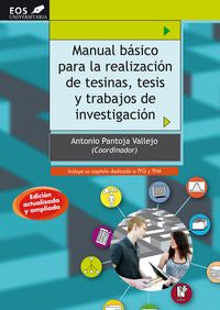 Manual Básico para la realización de Tesinas, Tesis y Trabajos de Investigación, de Varios autores | portada del libro