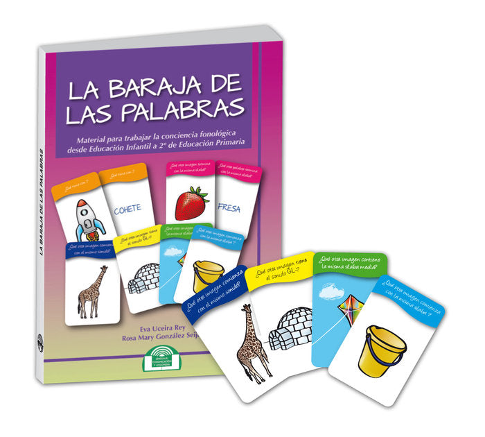 La Baraja de las Palabras. Material para trabajar la Conciencia Fonológica, de Uceira Rey, Eva | portada del libro