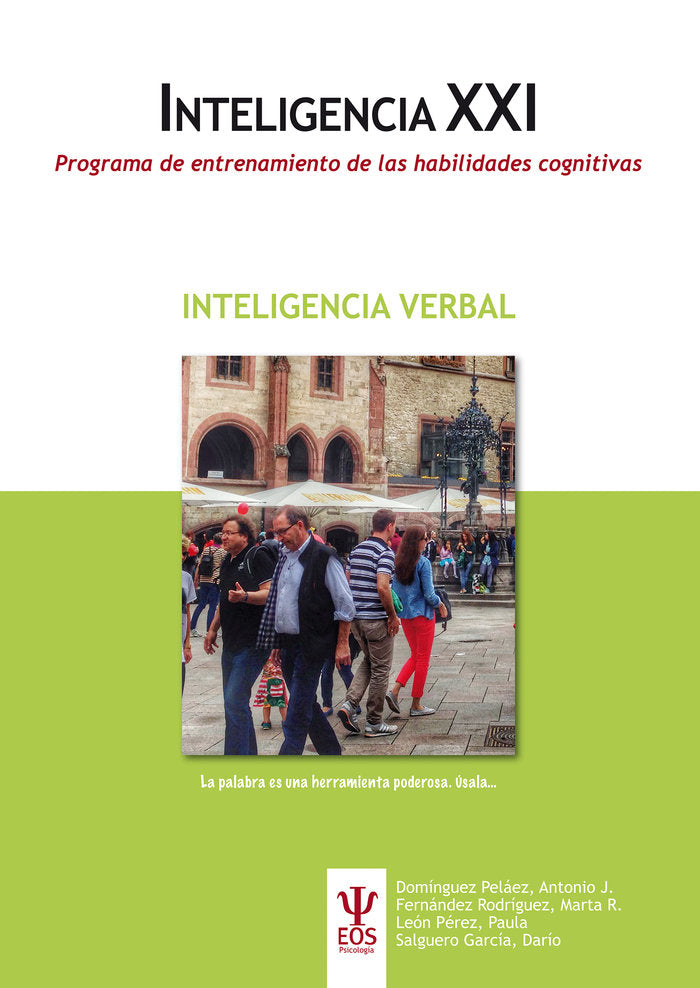 Programa de entrenamiento de las habilidades cognitivas. INTELIGENCIA VERBAL, de Antonio J, Dominguez Peláez | portada del li
