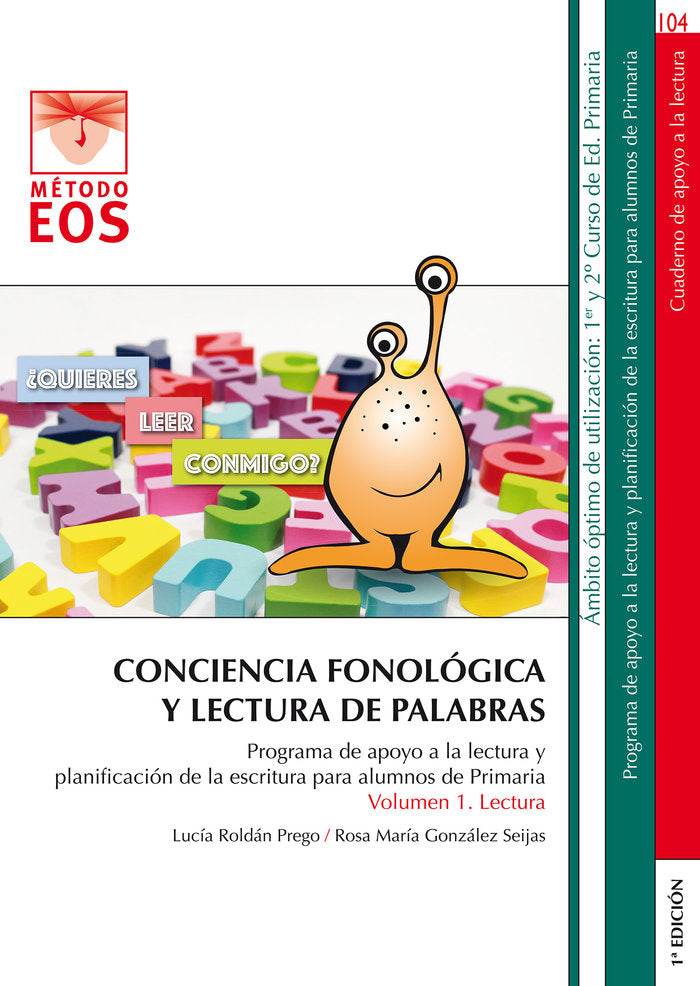Conciencia Fonológica y Lectura de Palabras, de Roldán Prego, Lucía | portada del libro