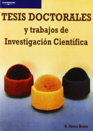 Tesis doctorales y trabajos de investigación científica, de SIERRA BRAVO, RESTITUTO | portada del libro