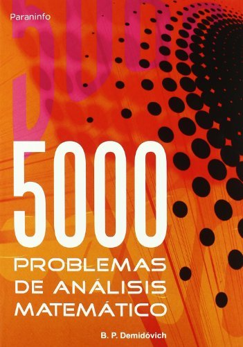 Cinco mil problemas de análisis matemático, de DEMIDOVICH , B.P. | portada del libro