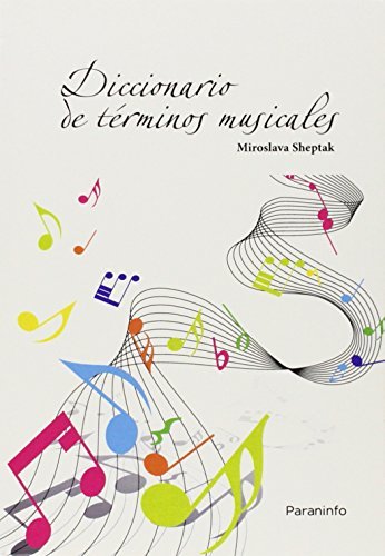 Diccionario de términos musicales, de SHEPTAK , MIROSLAVA | portada del libro