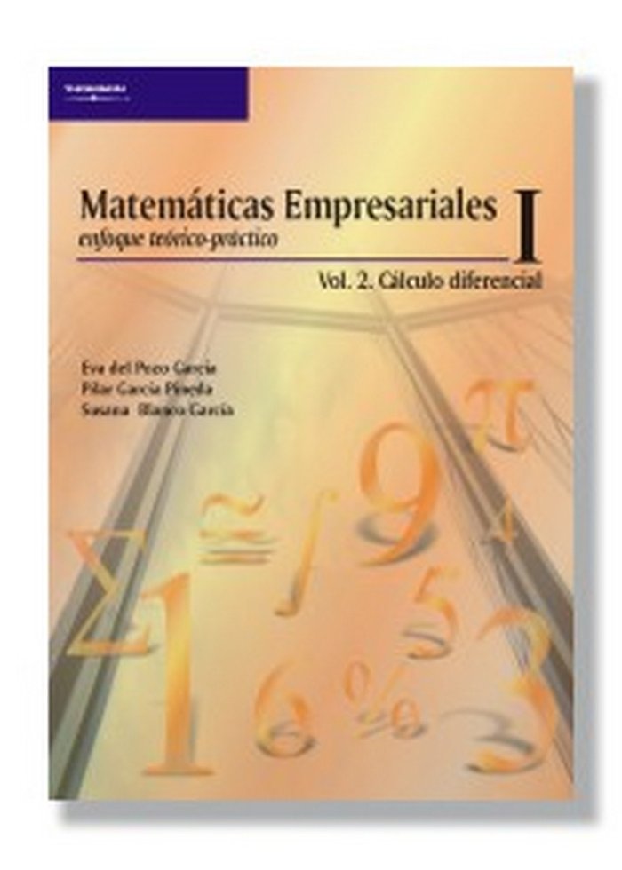 Matemáticas empresariales i. Vo.II, de BLANCO GARCÍA, SUSANA | portada del libro