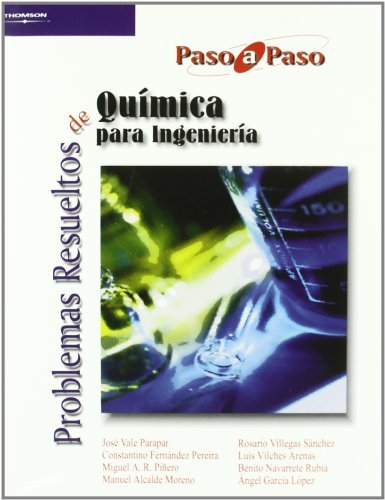 Problemas resueltos de química para ingeniería, de ALCALDE MORENO, MANUEL | portada del libro