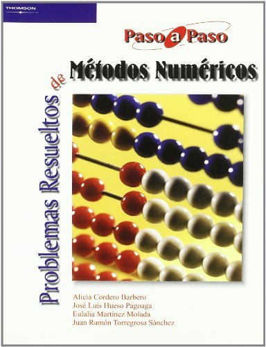 Problemas resueltos de métodos numéricos, de CORDERO BARBERO, ALICIA | portada del libro