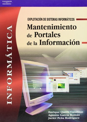 Mantenimiento de portales de la información, de GARCÃA ROMAN, AGUSTIN JOSE | portada del libro