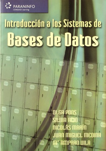 Introducción a los sistemas de bases de datos, de ACID CARRILLO, SILVIA | portada del libro