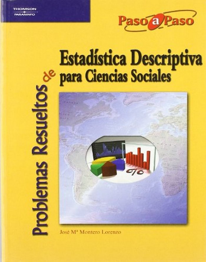 Problemas resueltos estadística descriptiva, de MONTERO LORENZO | portada del libro