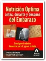 Nutrición optima antes, durante y después del embarazo, de HOLDFORD | portada del libro