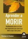 Aprender a morir, de PRESTON | portada del libro
