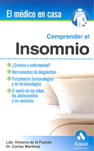Comprender el insomnio, de DE LA FUENTE PAÑELL | portada del libro